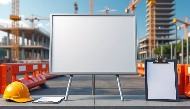 Panneau de chantier : les mentions obligatoires
